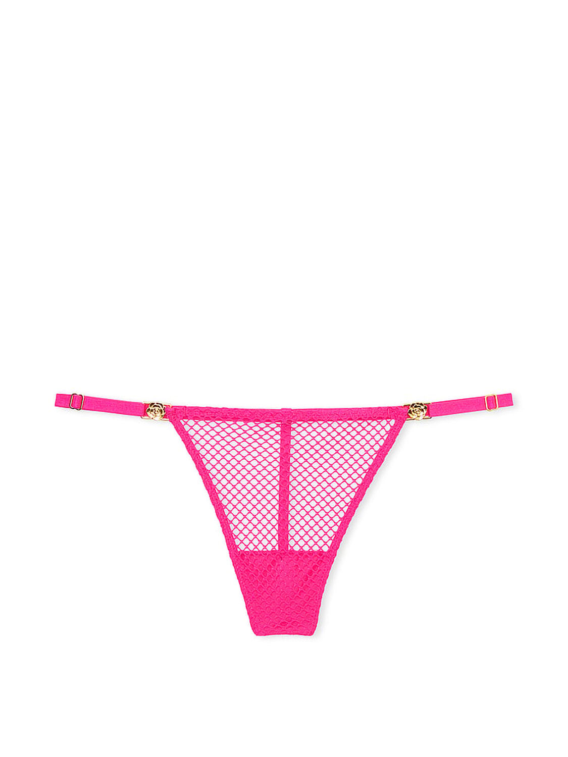vs Very Sexy Fishnet Adjustable V-String Panty Forever Pink 3 of 4 