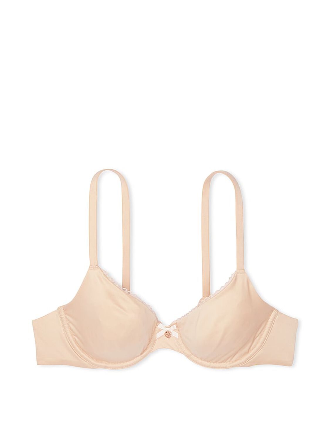 vs Body By Victoria Invisible Lift Unlined Smooth Demi Bra Marzipan 3 of 4 
