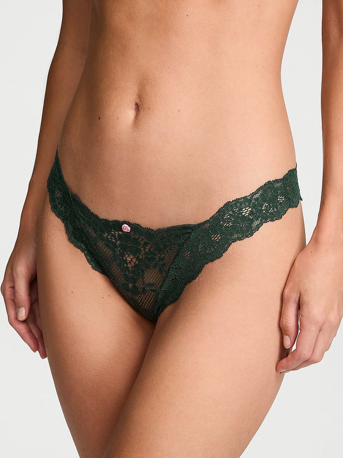 vs Dream Angels Lace Brazilian Panty 1 of 2 