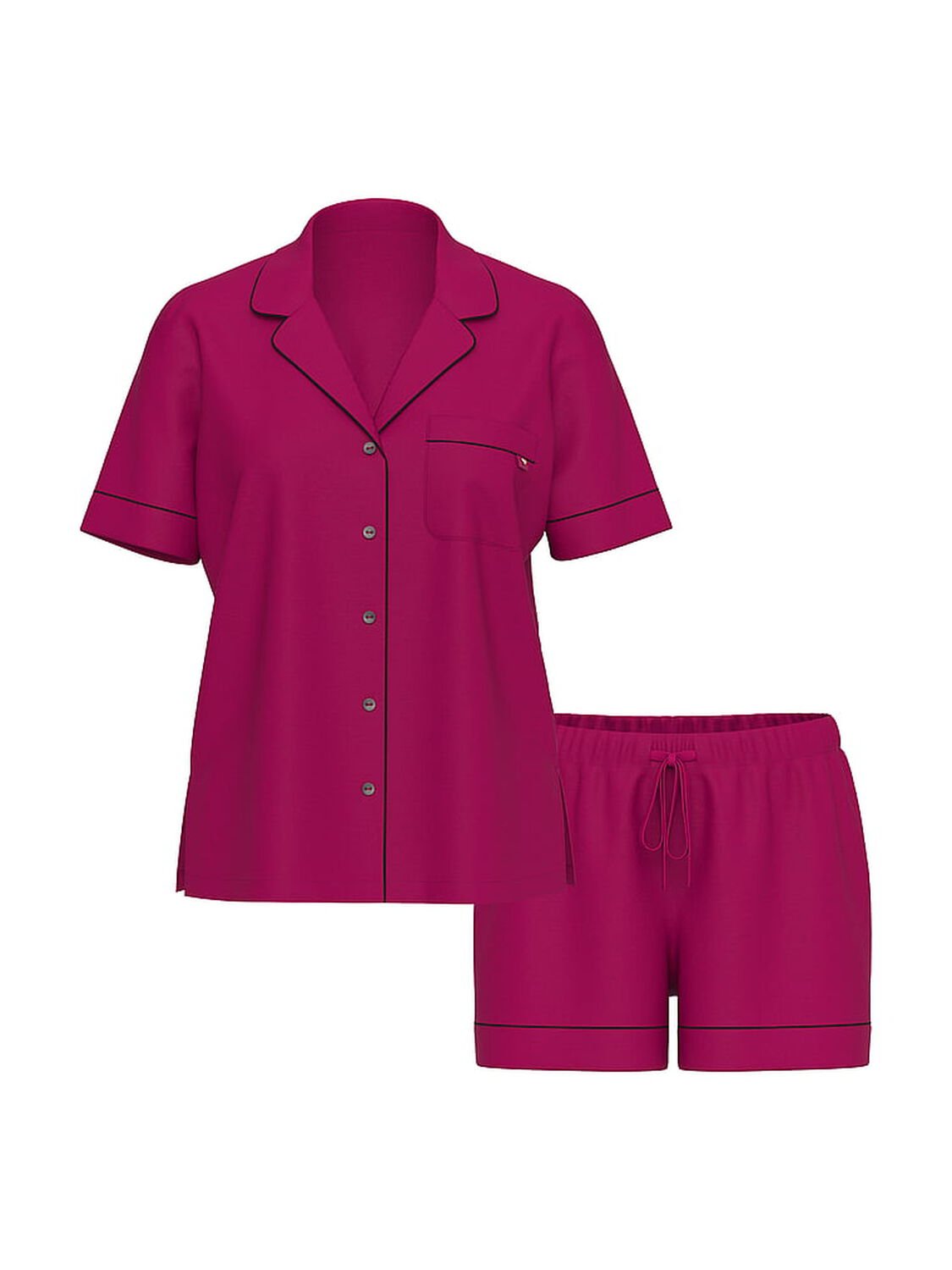 vs Victoria's Secret Modal Soft Short Pajama Set Fresh Jam 3 of 3 