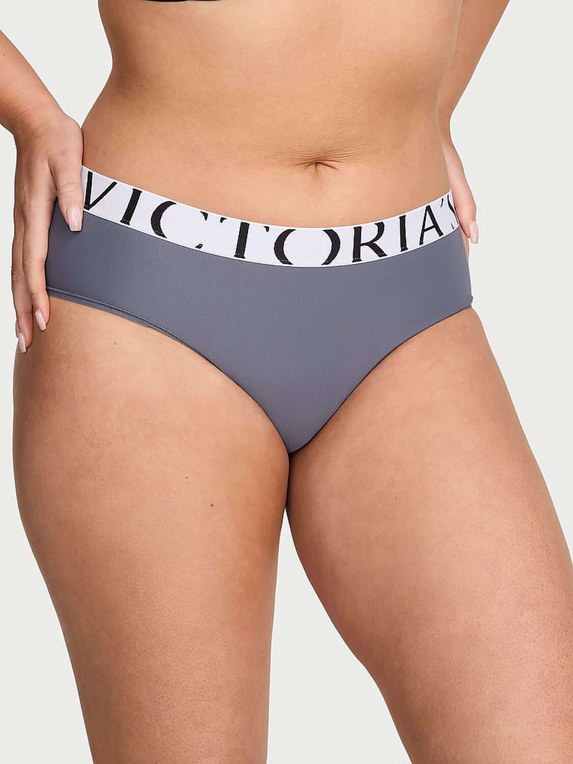 vs Cotton Cool Hiphugger Panty Black Pearl 1 of 3 