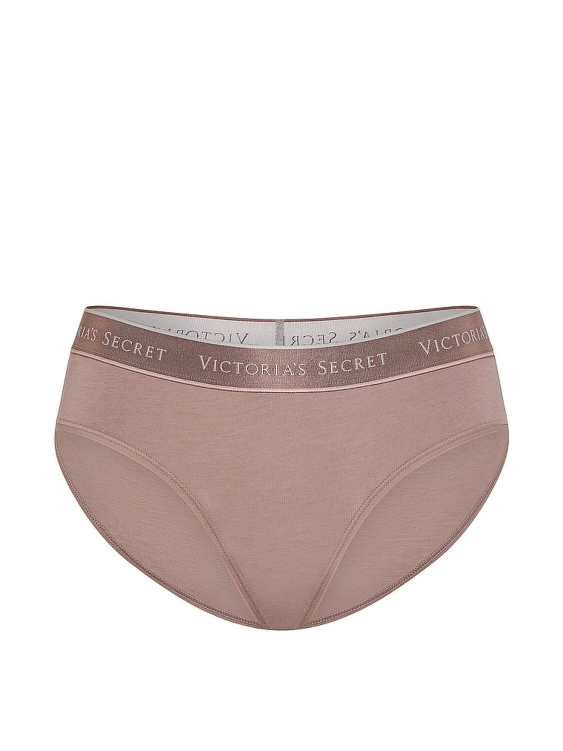 vs Cotton Logo Cotton Hiphugger Panty Iced Coffee 3 of 3 