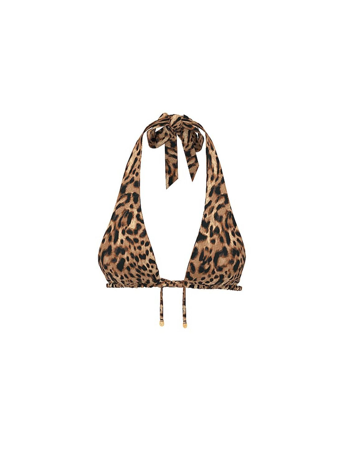 vs Victoria's Secret Swim Multiway Triangle Bikini Top Leopard 3 of 4 