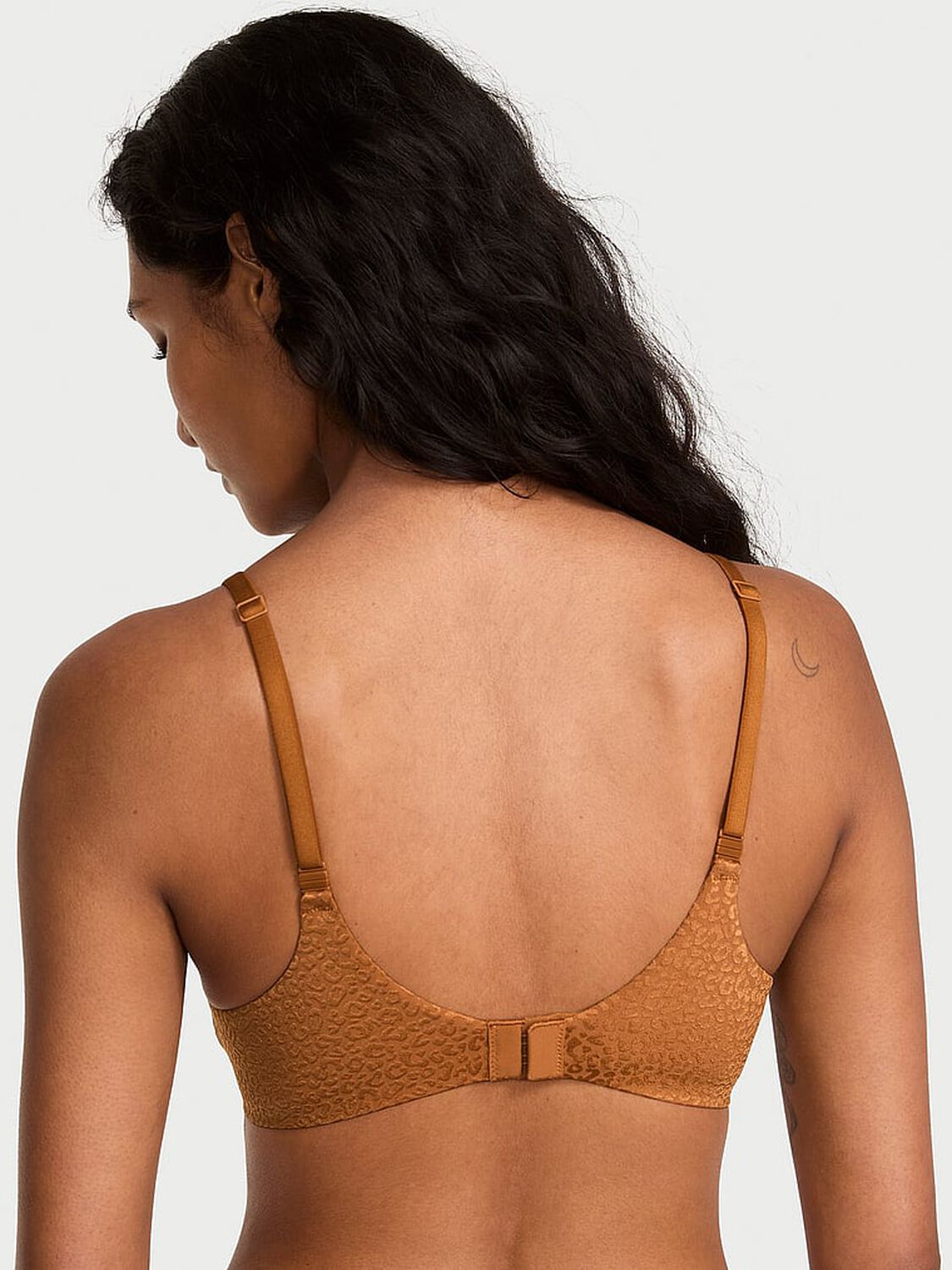 vs Body By Victoria FlexFactor Lightly Lined Plunge Demi Bra Sandalwood 2 of 4 