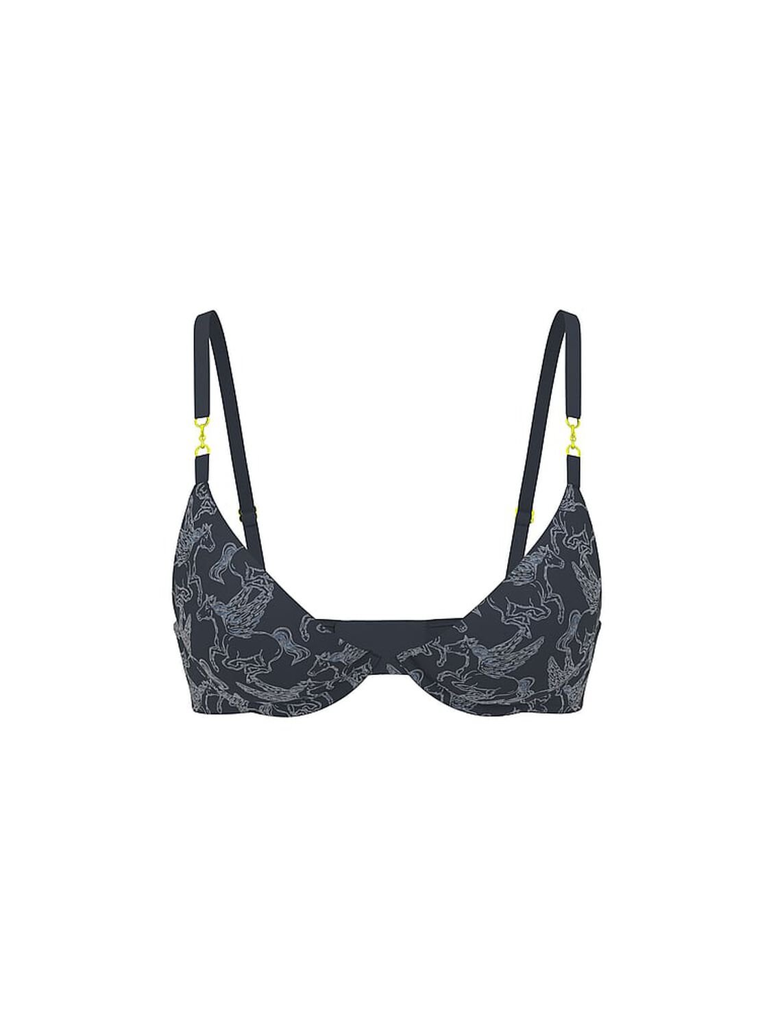 vs Very Sexy Equestrian Glam Lightly Lined Plunge Demi Bra Print 1 of 1 