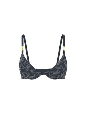 Equestrian Glam Lightly Lined Plunge Demi Bra
