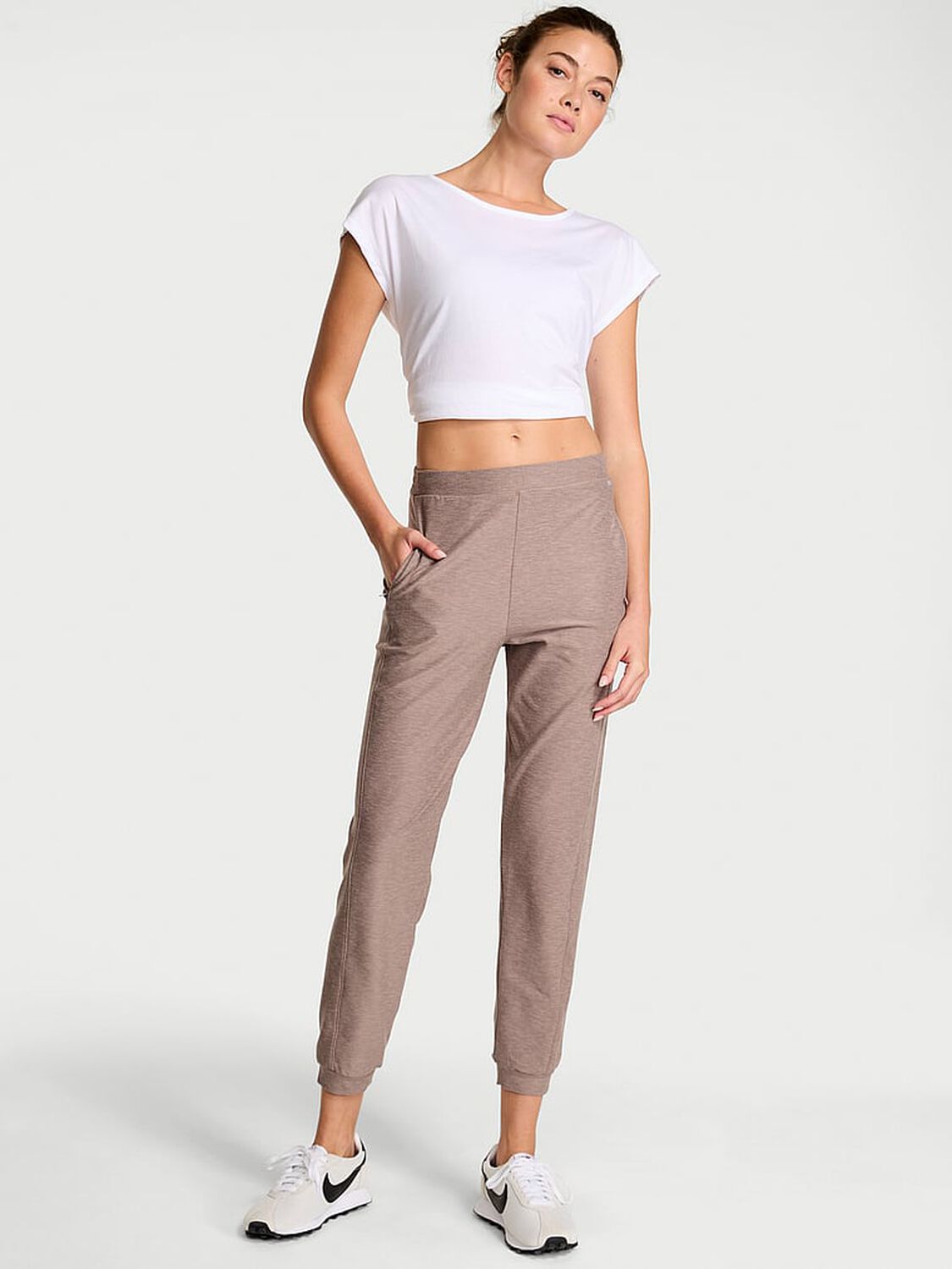 vs Vsx VSX LUXMarl™ Jogger Pant Heather Candlelight Rose 1 of 3 