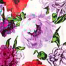 Lace Plunge Slip, White Rose Floral, swatch