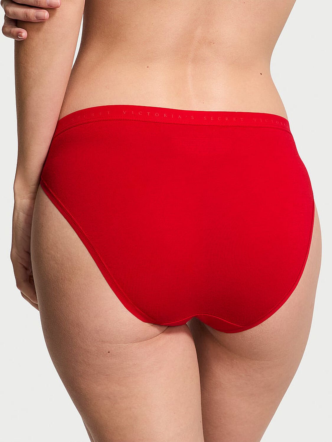 vs Victoria's Secret Stretch Cotton Bikini Panty Lipstick 2 of 3 