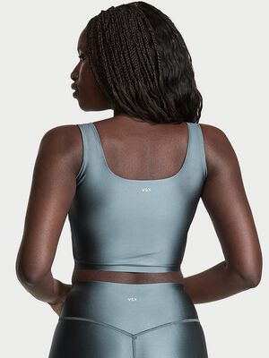 VSX GlossyTech&trade; Square-Neck Bra Top