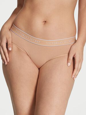 Logo Cotton Hiphugger Panty
