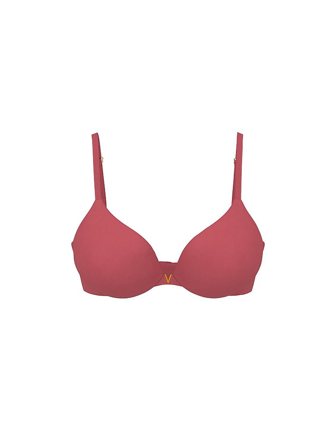 vs Love Cloud Smooth Lightly Lined Plunge Demi Bra Seductive Rose 3 of 3 