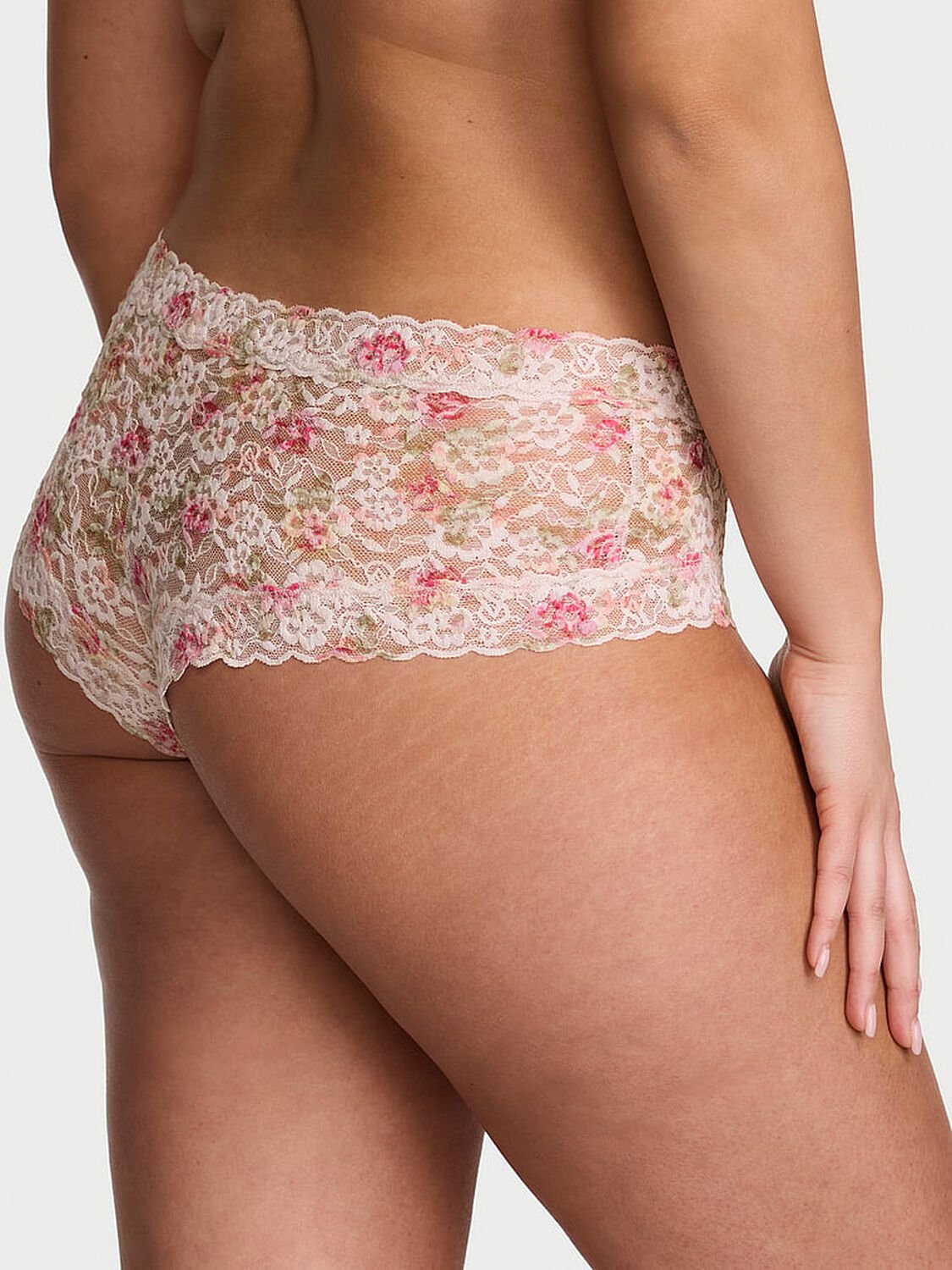 vs The Lacie Lace Cheeky Panty Coconut White Floral 2 of 3 