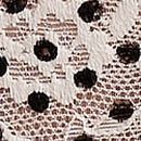 Blossom Lace Cheeky Panty, Coconut White Dots, swatch