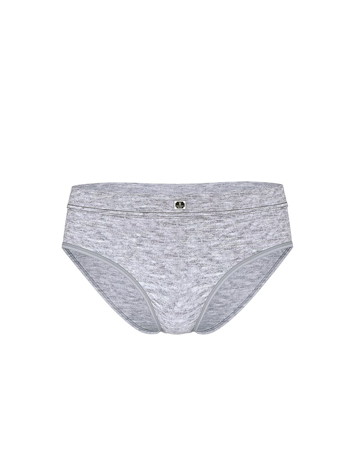 vs Cotton Logo Cotton Hiphugger Panty Heather Grey 2 of 3 