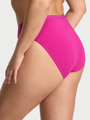 Stretch Cotton High-Leg Brief Panty