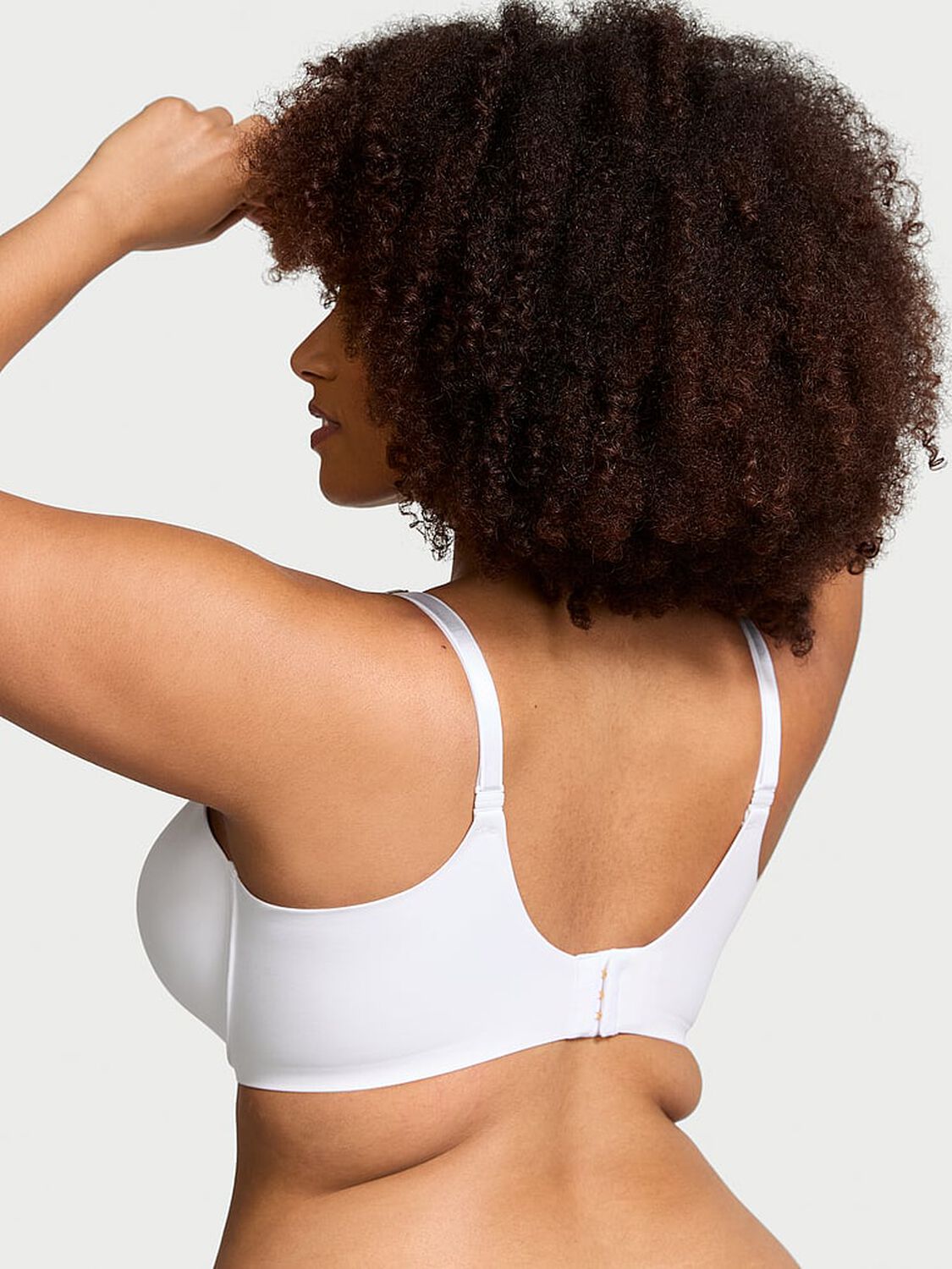 vs Dream Angels Smooth Lightly Lined Demi Bra Vs White 2 of 4 
