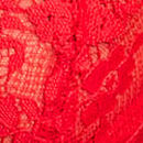 Wicked Twinkle Lace Unlined Apron Set, Bright Vermillion, swatch
