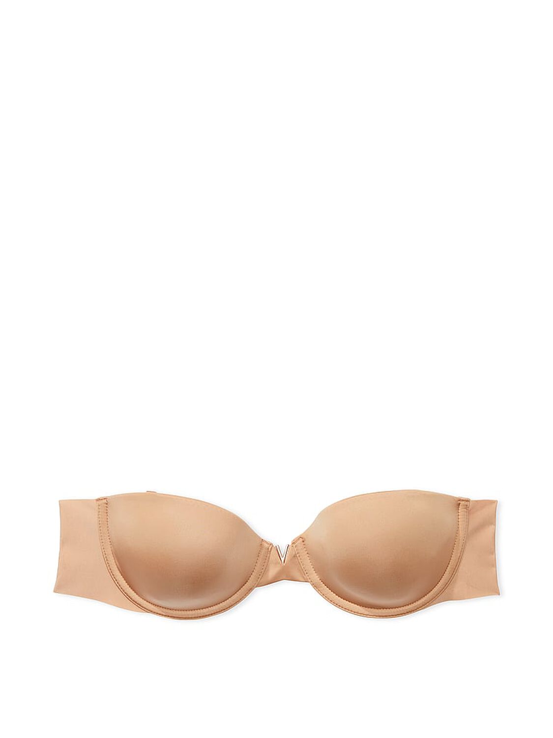 vs Victoria's Secret Bare Illusions Lightly Lined Smooth Strapless Bra Praline 3 of 4 