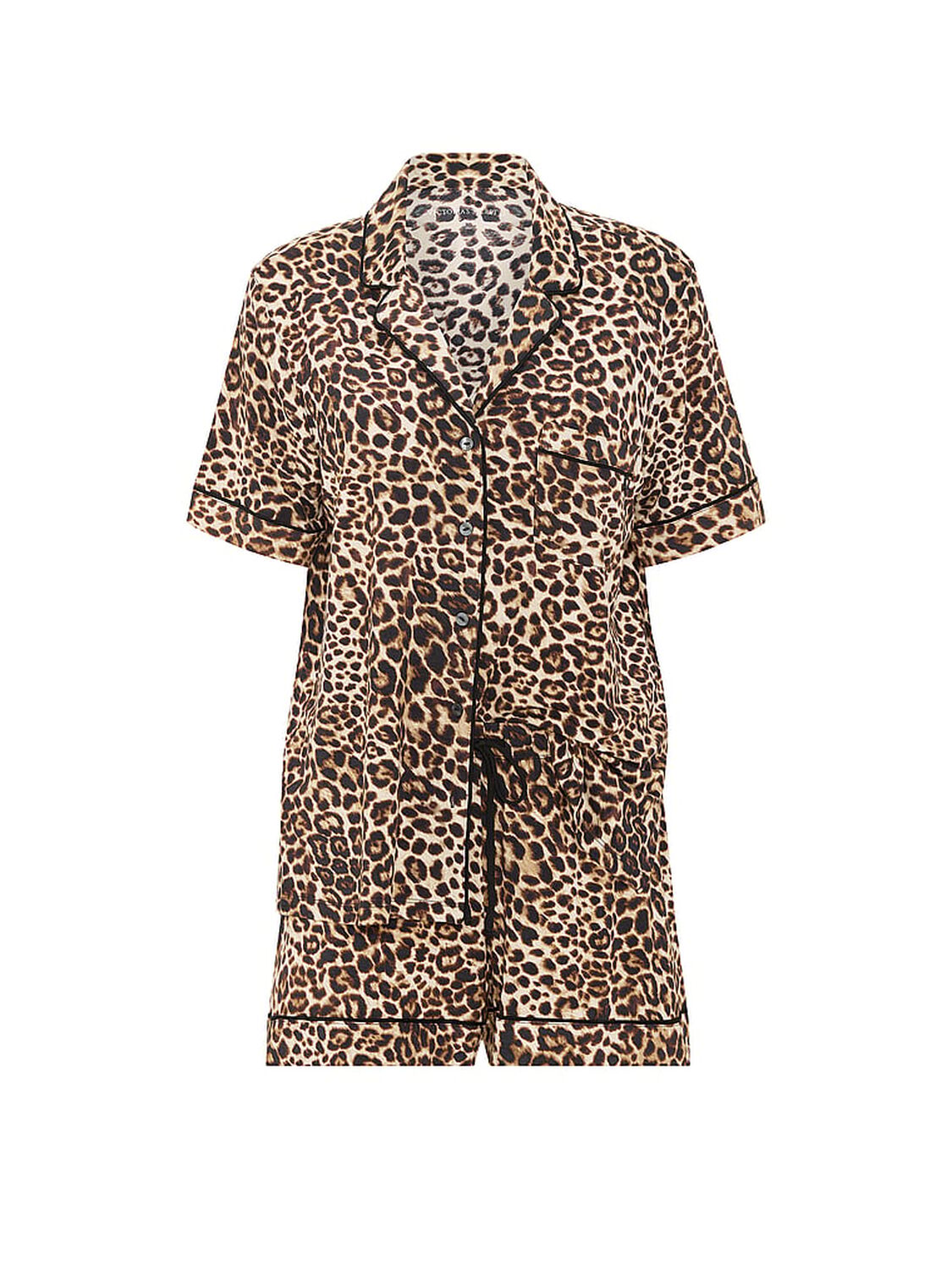 vs Victoria's Secret SoSoft&trade; Modal Short Pajama Set Leopard 3 of 3 
