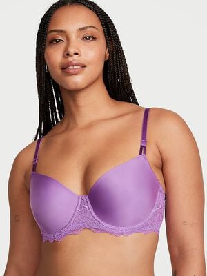 Wicked Unlined Smooth & Lace Balconette Bra