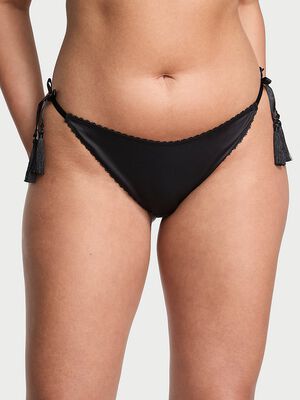 Electric Orchid Satin Side-Tie Cheeky Panty