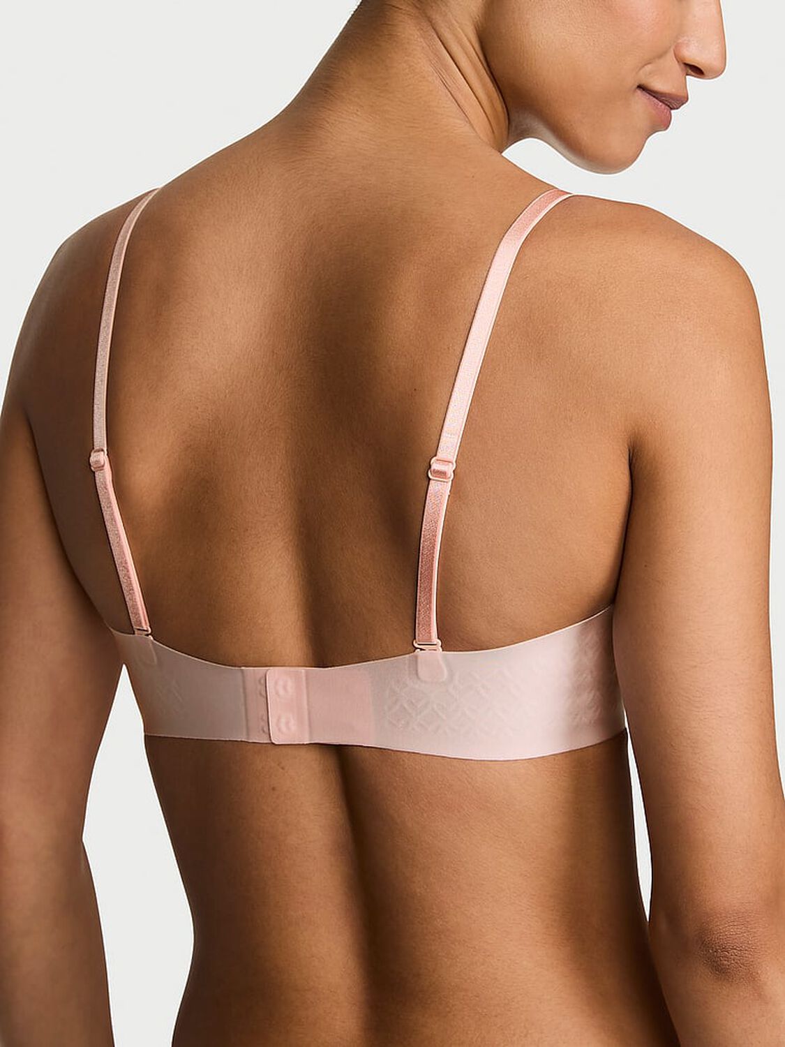 vs Victoria's Secret Bare Uplift Strapless Bra Purest Pink 2 of 4 