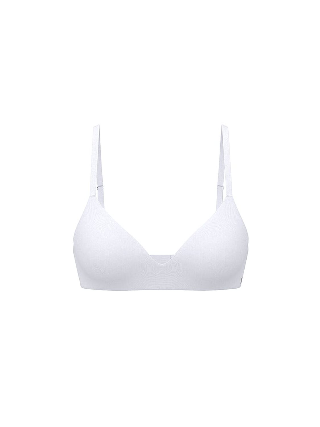 vs The T-Shirt Smooth Lightly Lined Wireless Bra Vs White 3 of 4 