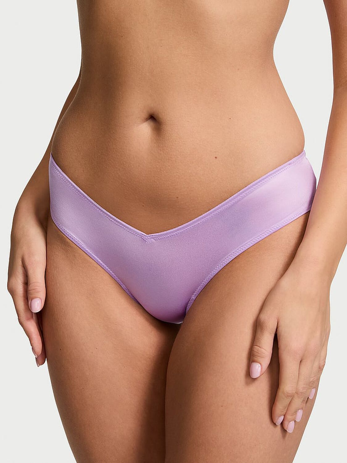 vs Very Sexy Strappy-Back High-Leg Cheeky Panty Charmed Violet 1 of 4 