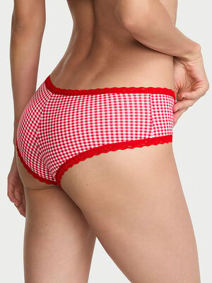Cotton Lace-Waist Cheeky Panty