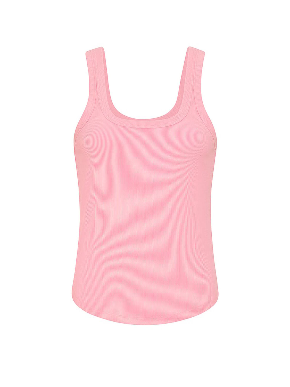 vs Angel Essentials VS Iconic Rib Square-Neck Tank Top Washed Victoria Pink 3 of 3 