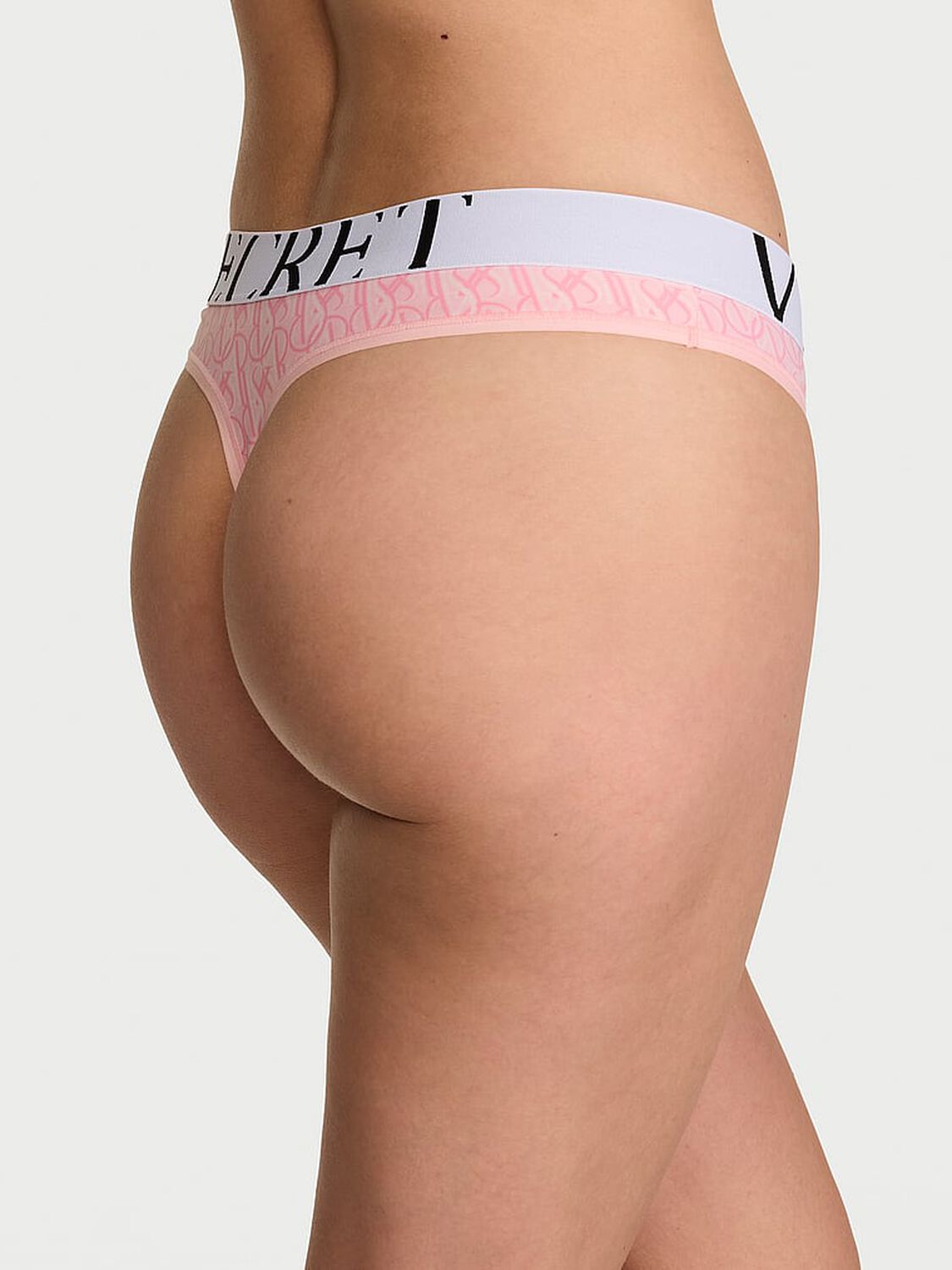 vs Cotton Cool Thong Panty Pretty Blossom Logos 2 of 3 