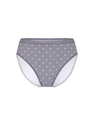 Stretch Cotton High-Leg Brief Panty