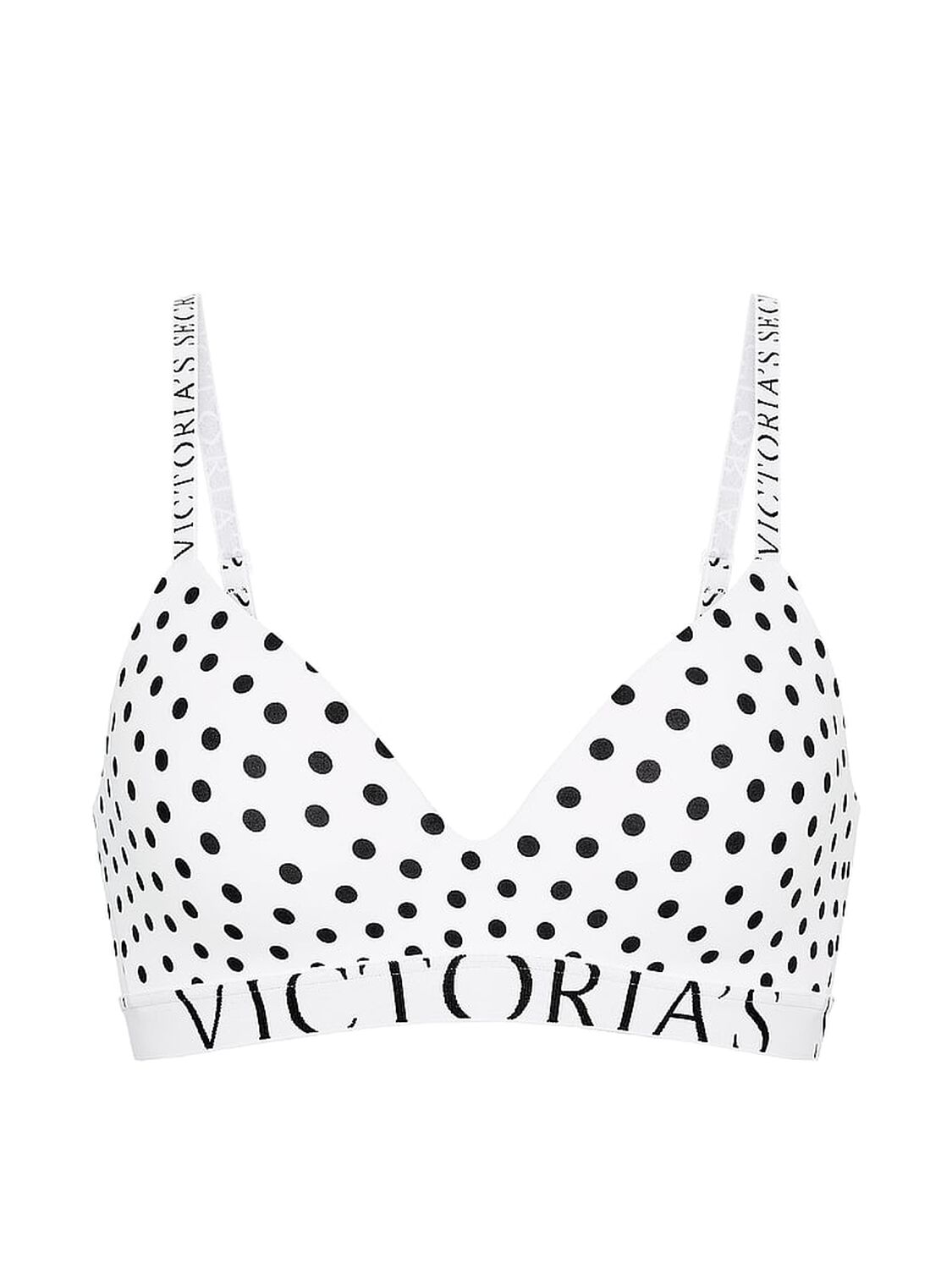 vs The T-Shirt The CoolBra&trade; Lightly Lined Wireless White Dots 3 of 3 