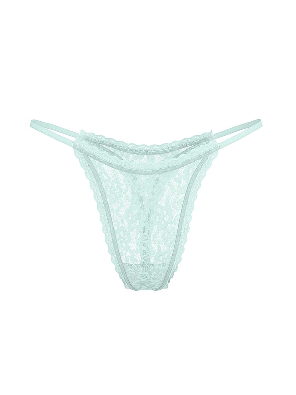 vs The Lacie Lace String Thong Panty Canal Blue 3 of 3 