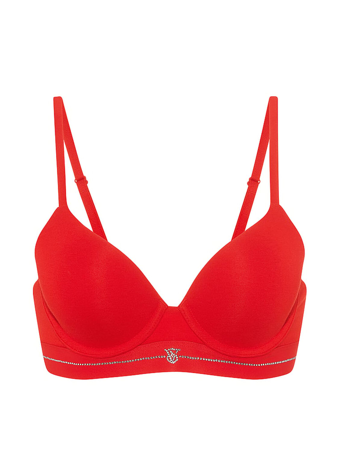 vs The T-Shirt Perfect Shape Signature Shine Cotton Push-Up Bra Lipstick 3 of 3 