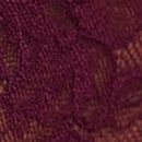 Rose Lace Adjustable Charm V-String Panty, Rich Maroon, swatch