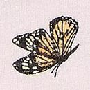 Stretch Cotton Hiphugger Panty, Delicate Violet Butterflies, swatch