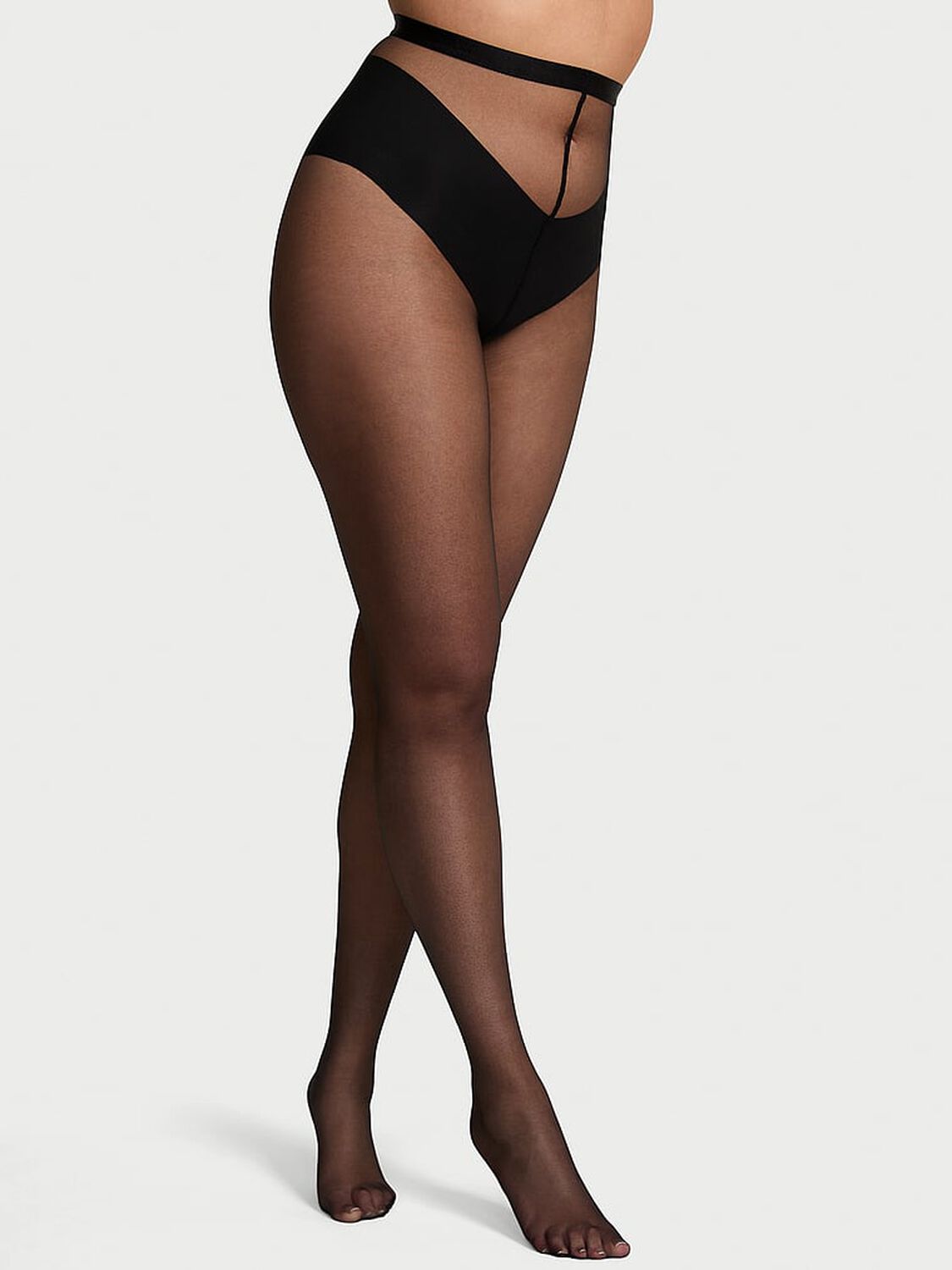 vs Very Sexy Sheer Tights Jet Black 4 of 4 