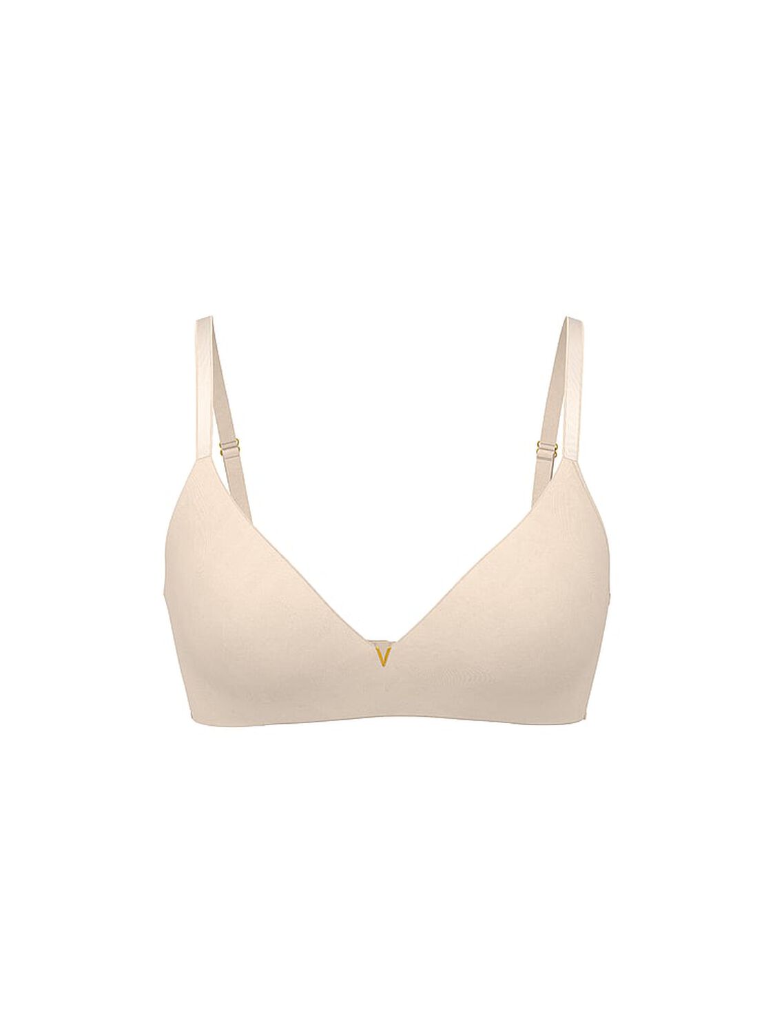 vs Dream Angels Wireless Push-Up Bra Marzipan 1 of 2 