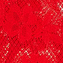 Twinkle Wicked Unlined Lace Apron Set, BRIGHT VERMILLION, swatch