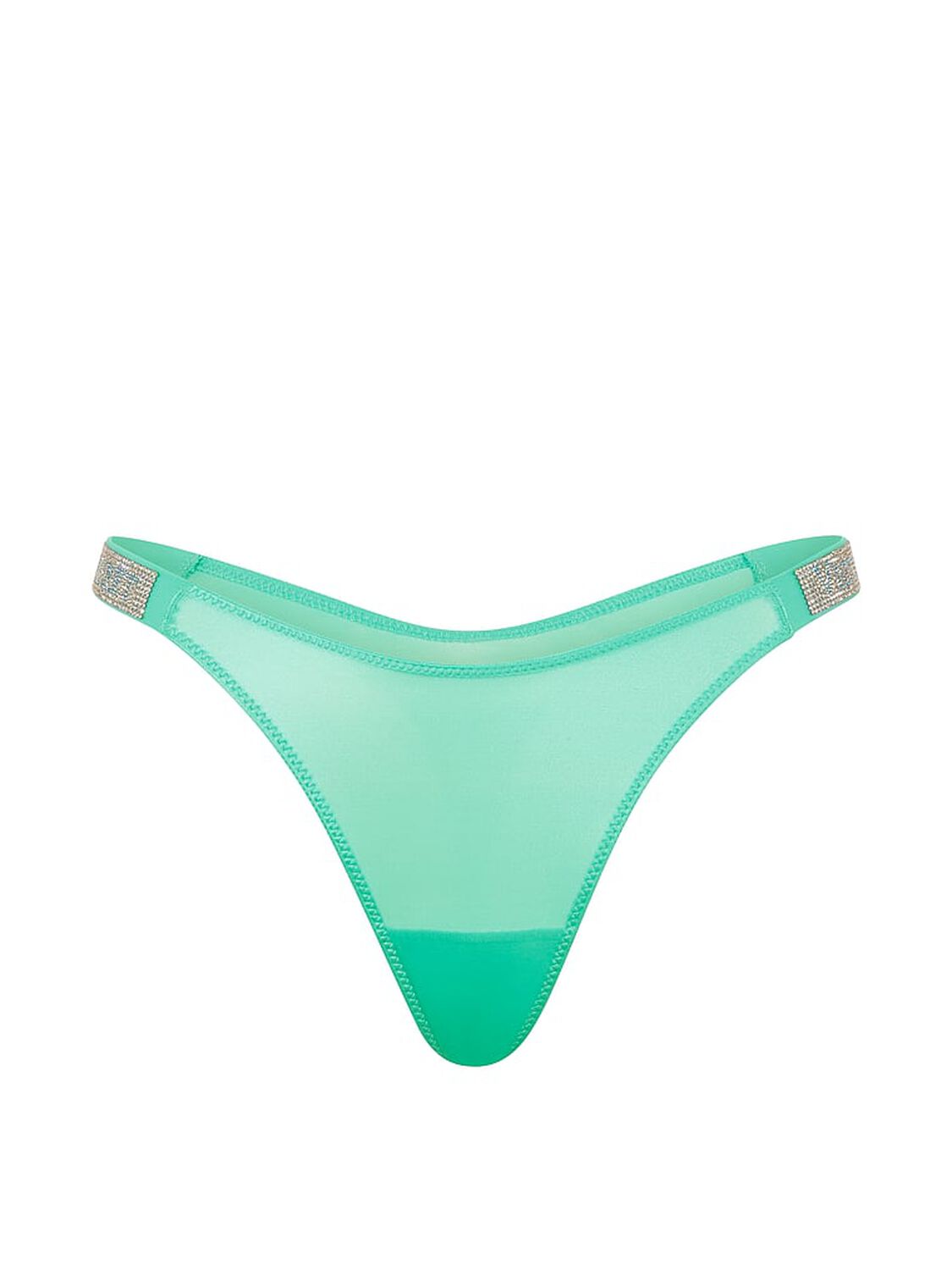 vs Very Sexy Shine Strap Thong Panty Scuba Blue 3 of 3 