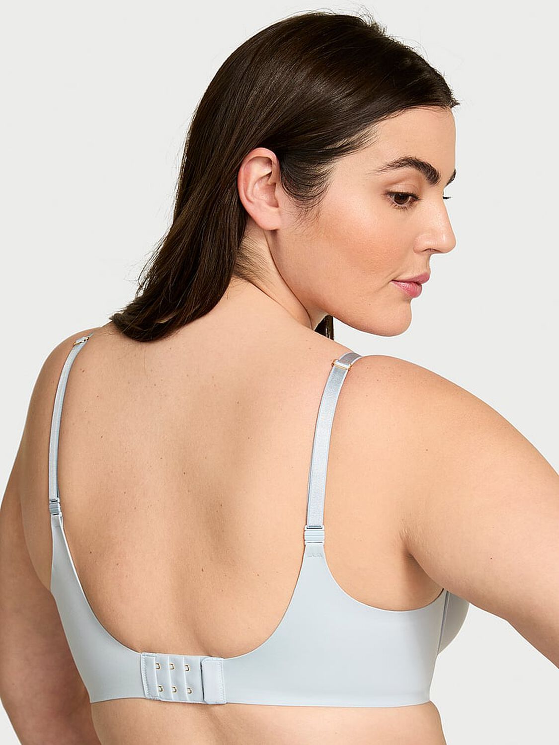 vs Dream Angels Smooth Lightly Lined Demi Bra Palest Blue 2 of 4 