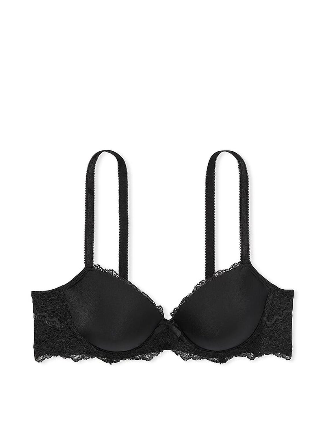 vs Dream Angels Smooth & Lace Lightly Lined Demi Bra 3 of 3 
