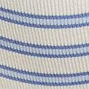 Cotton Rib Logo Hardware Thong Panty, Cream Stripe, swatch