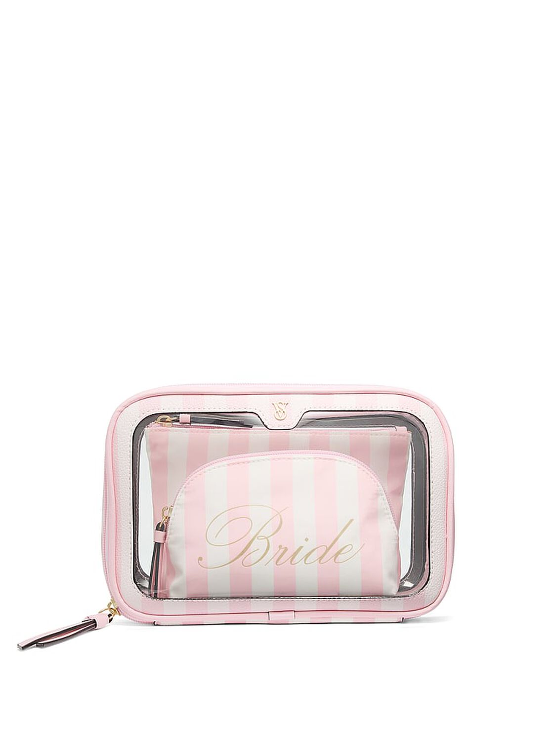 vs Victoria's Secret 3-Piece Makeup Bag Bridal 1 of 3 