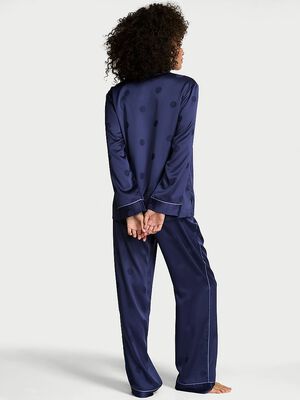 Signature Satin Long Pajama Set
