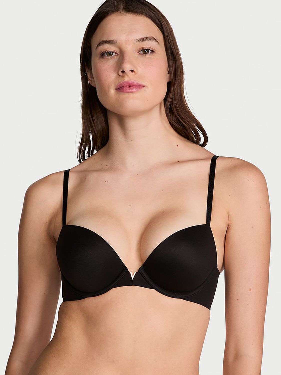 vs Dream Angels Smooth Push-Up Bra Black 1 of 4 
