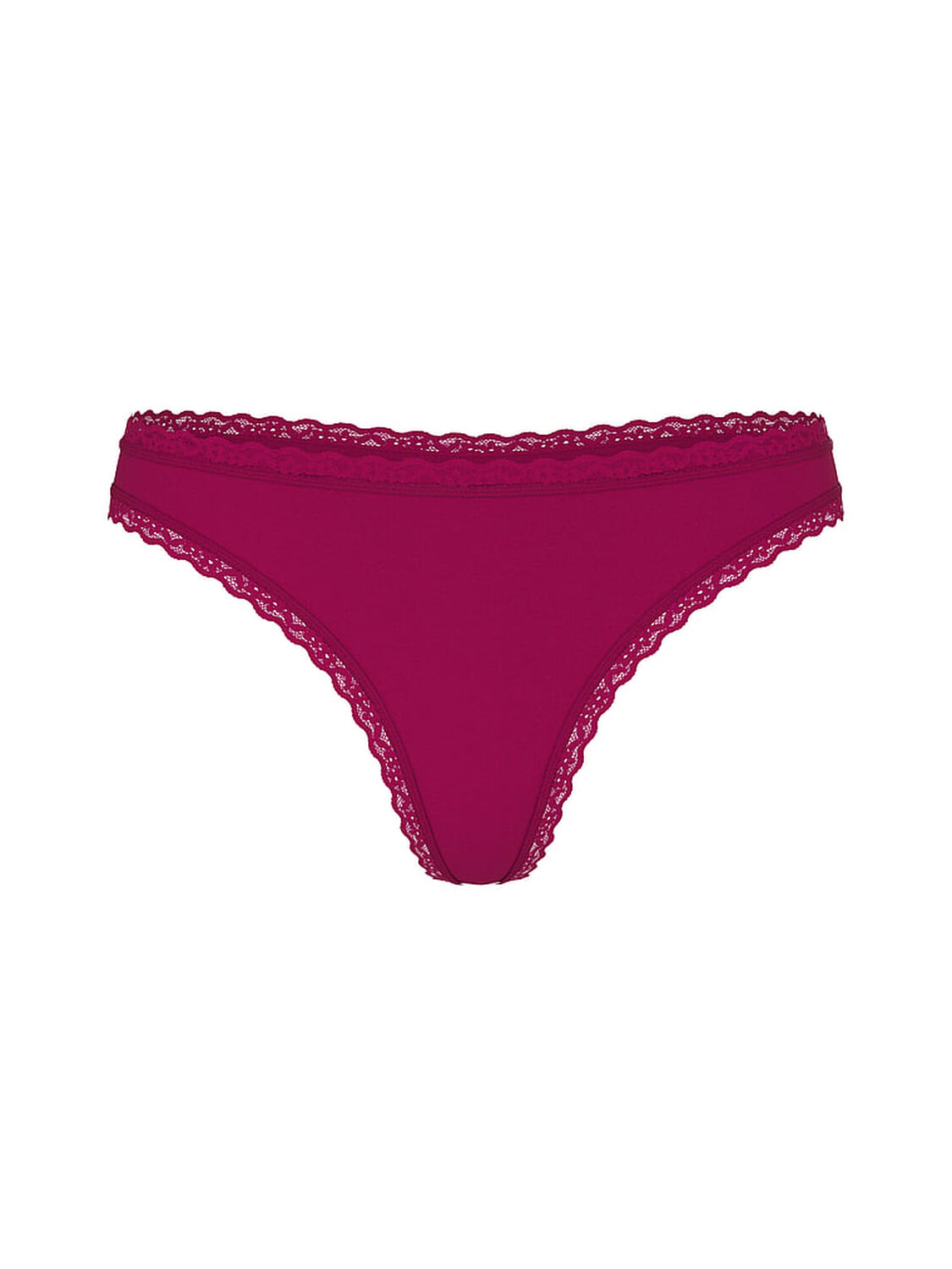 vs The Lacie Cotton Lace-Waist Thong Fresh Jam 2 of 2 
