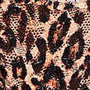 Blossom Lace Thong Panty, Natural Leopard, swatch